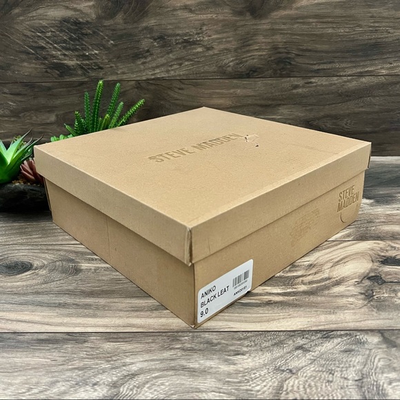 NIB Steve Madden Aniko Faux Fur Lace Up Faux Leather Winter Combat Boots - Picture 12 of 13